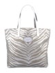 Michael Kors Zebra Print Canvas Tote