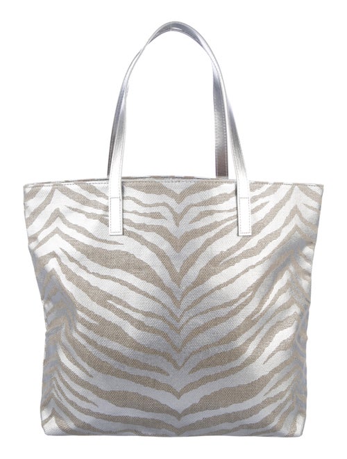 Michael Kors Zebra Print Canvas Tote