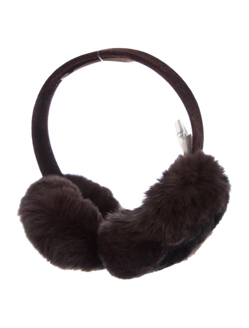 Michael Kors Fur Ear Muffs Brown