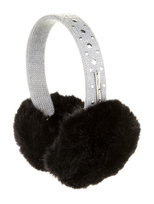 Michael Kors Shearling Earmuffs Grey