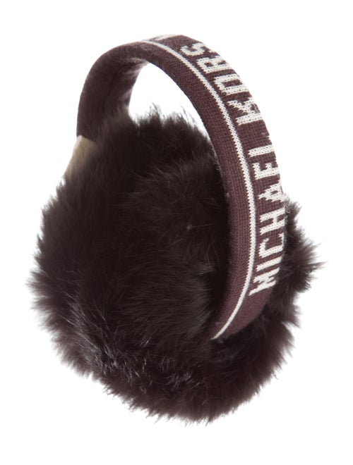 Michael Kors Merino Wool Earmuffs Brown