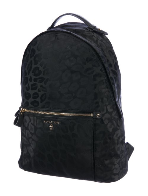 leopard print michael kors backpack