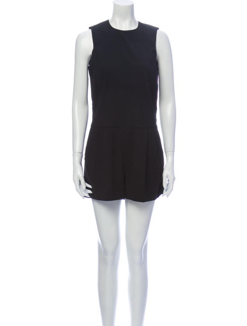 Michael Kors Crew Neck Romper Black