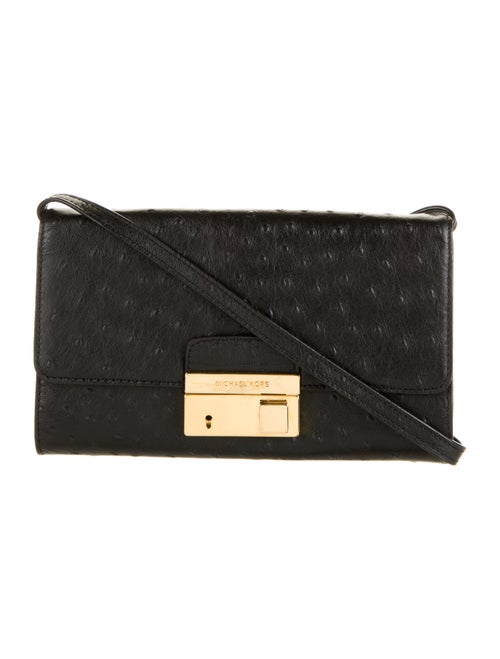 Michael Kors Embossed Leather Bag Black