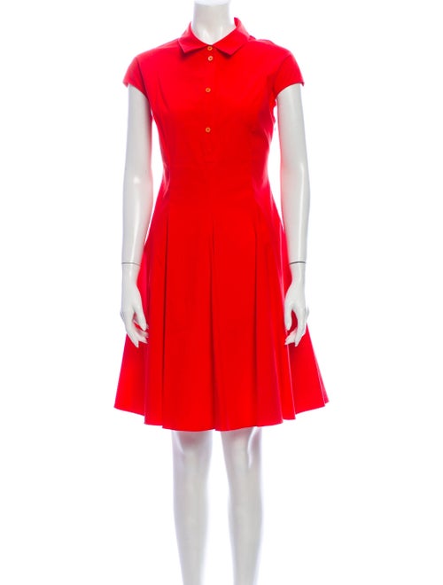 Michael Kors Knee-Length Dress Orange