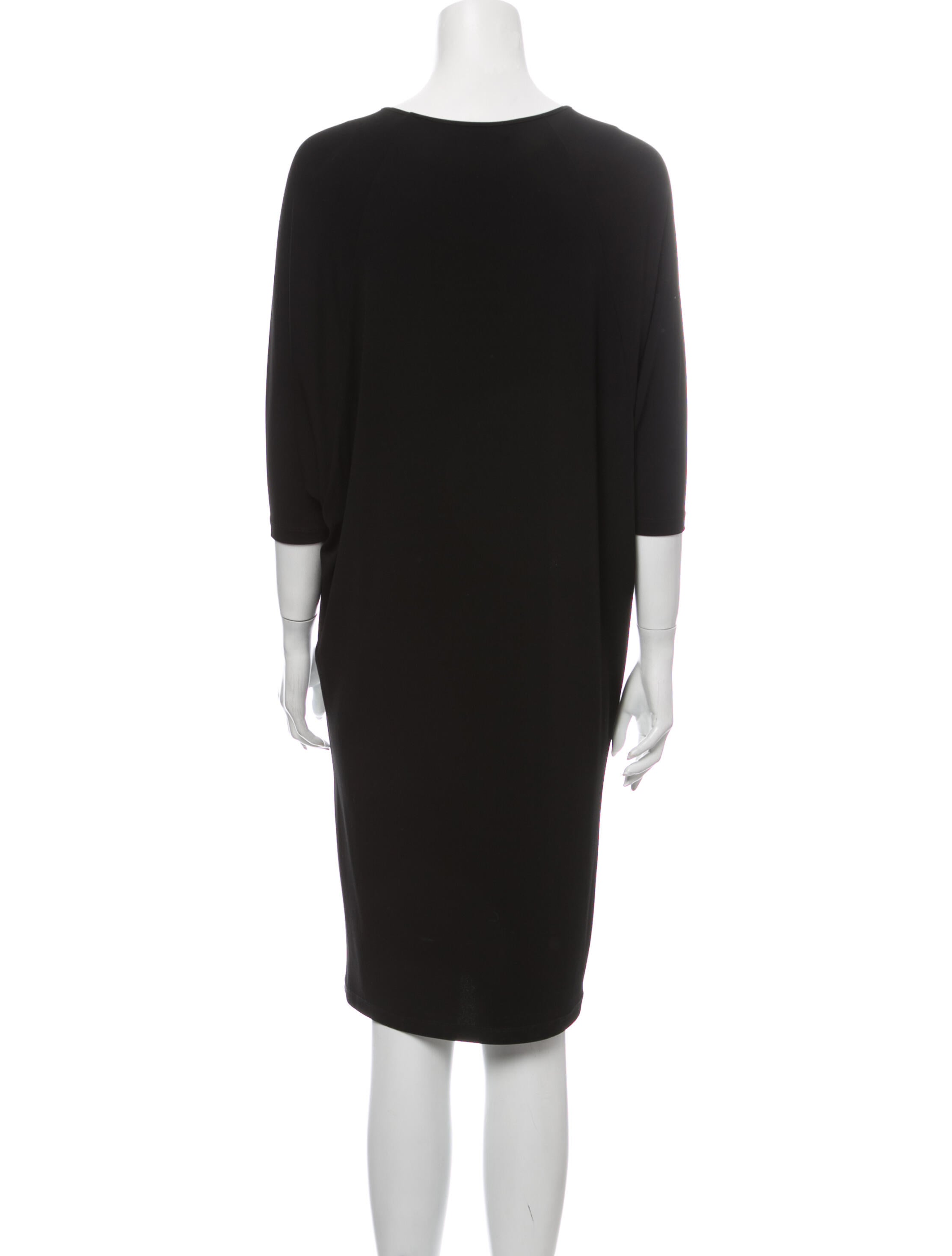 Michael Kors Bateau Neckline Knee-Length Dress