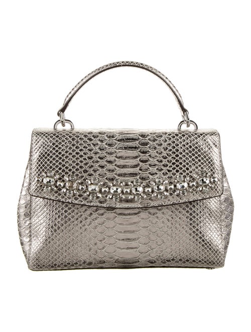 Michael Kors Python Crystal Embellished Handle Bag