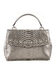 Michael Kors Python Crystal Embellished Handle Bag