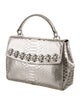 Michael Kors Python Crystal Embellished Handle Bag