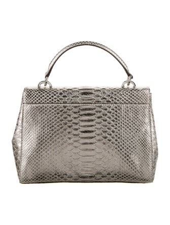 Michael Kors Python Crystal Embellished Handle Bag
