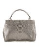 Michael Kors Python Crystal Embellished Handle Bag