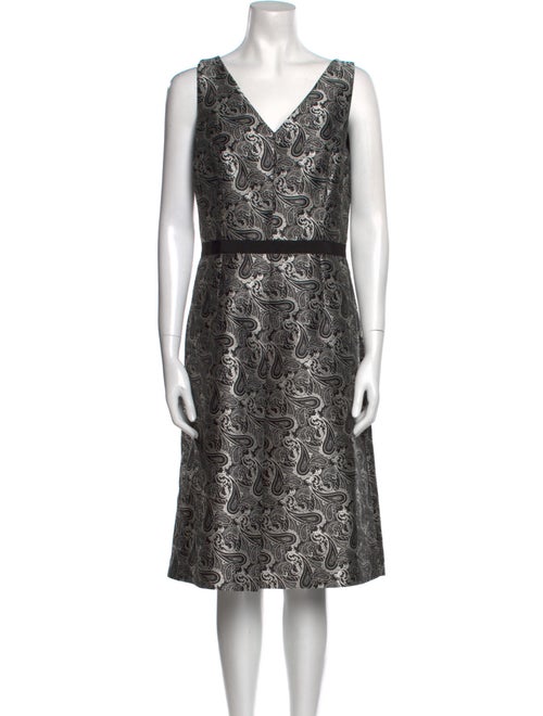 Michael Kors Lace Pattern Midi Length Dress