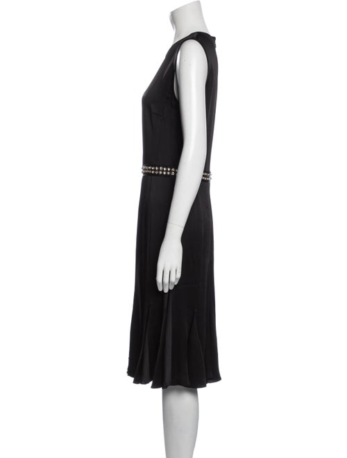 Michael Kors Crew Neck Midi Length Dress