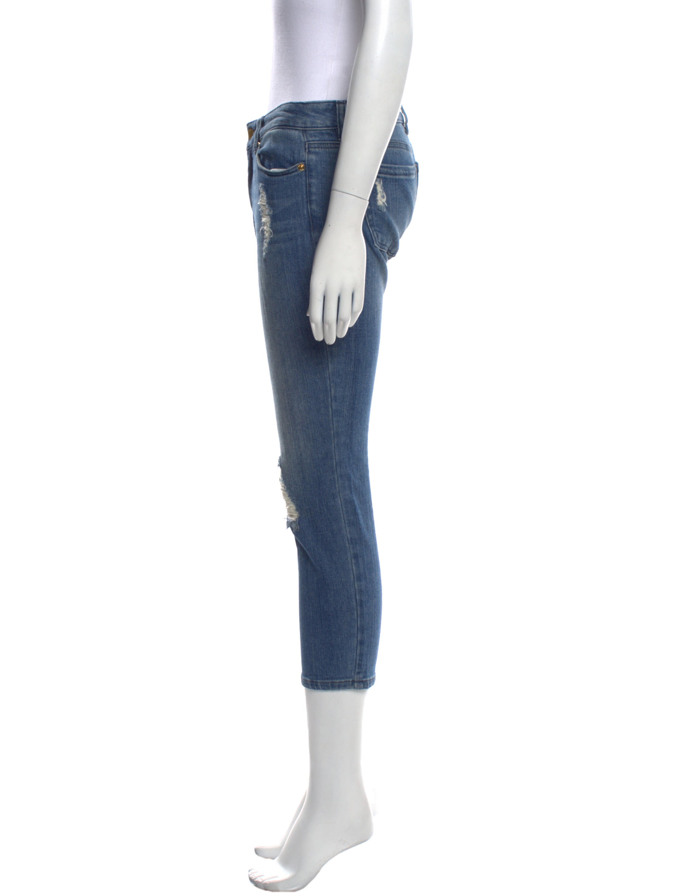 Michael Kors Low-Rise Skinny Leg Jeans