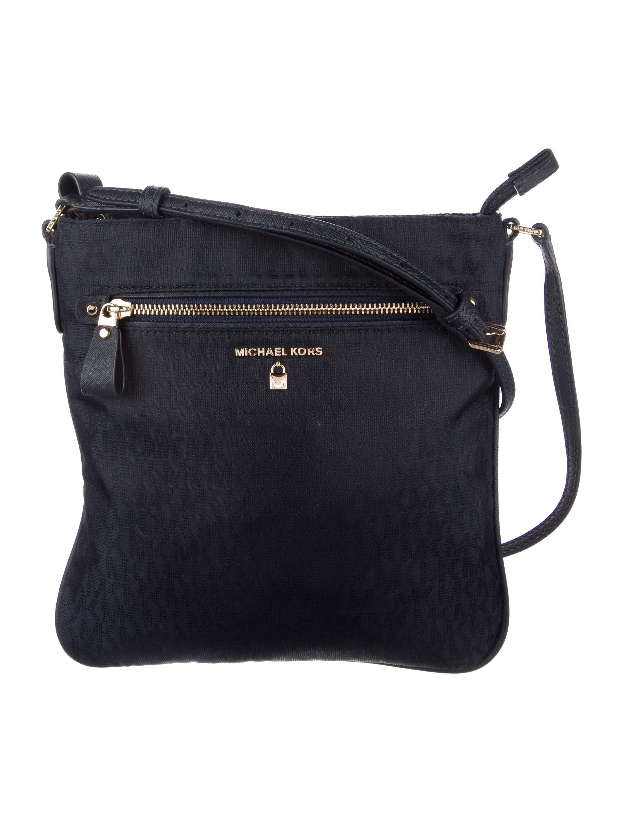 Michael Kors Nylon Crossbody Bag Blue Crossbody Bags, Handbags