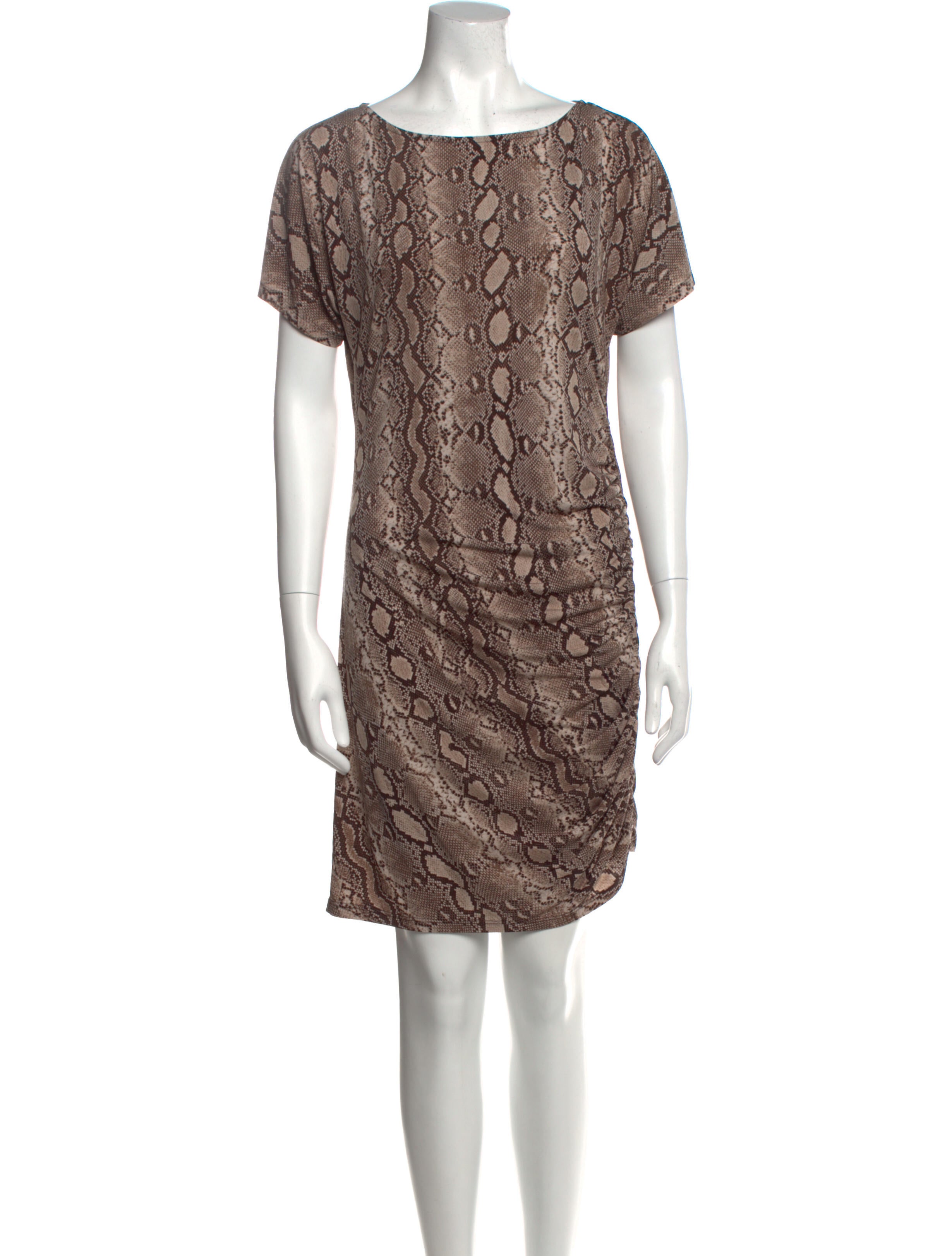 Michael Kors Scoop Neck Mini Dress