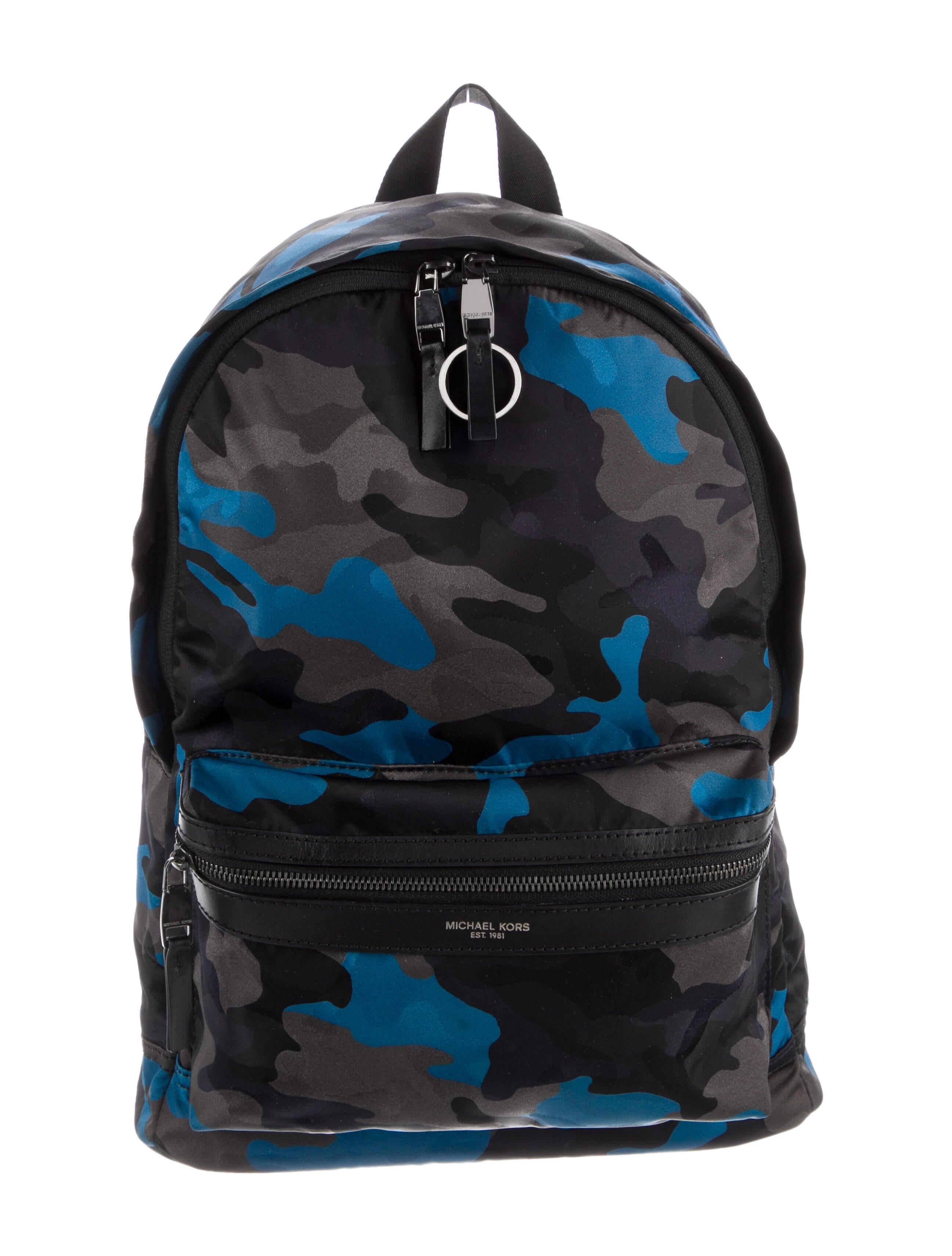 Michael Kors LeatherTrimmed Nylon Backpack Black Backpacks, Handbags MIC198289 The RealReal