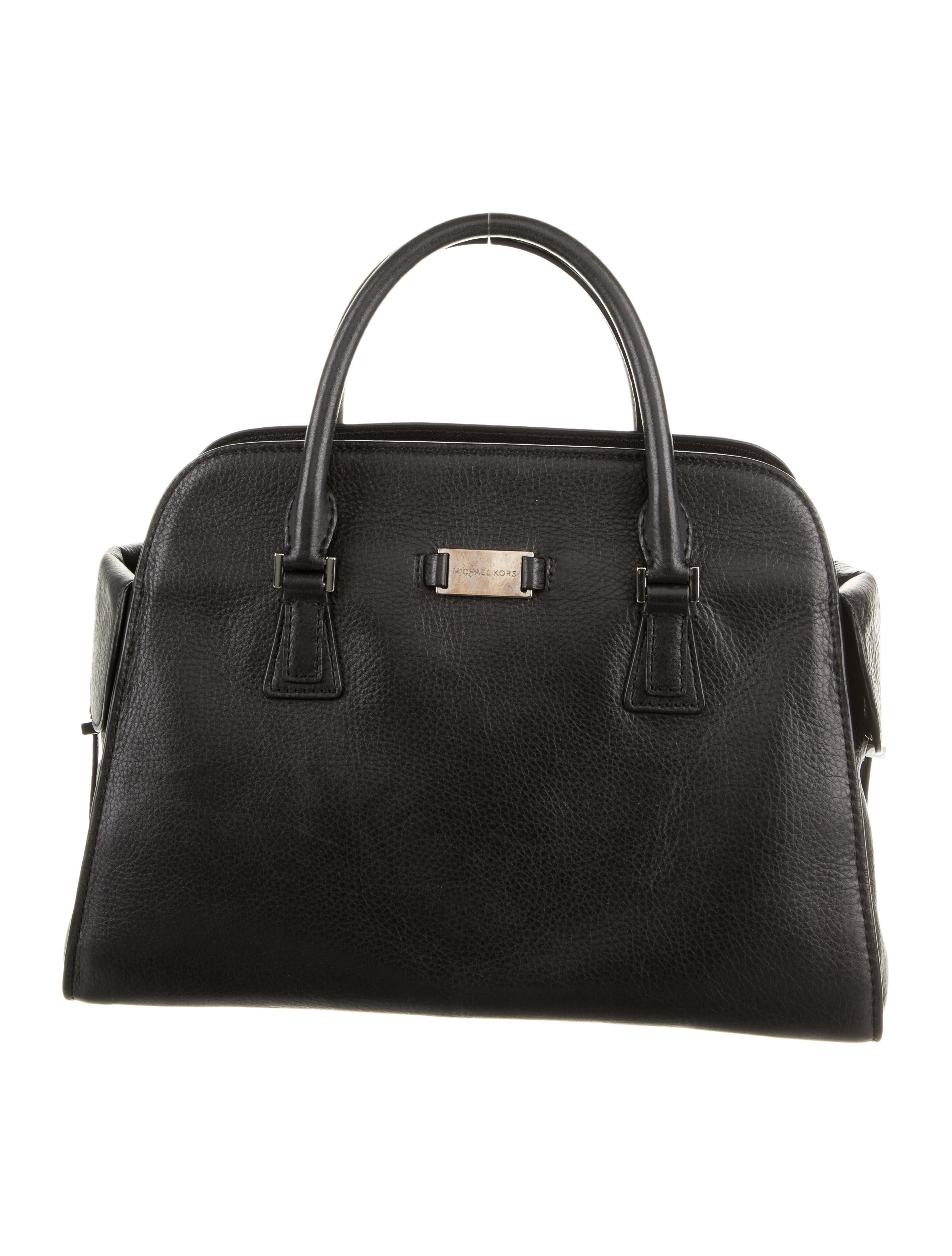 Michael Kors Leather Handle Bag Black Handle Bags, Handbags