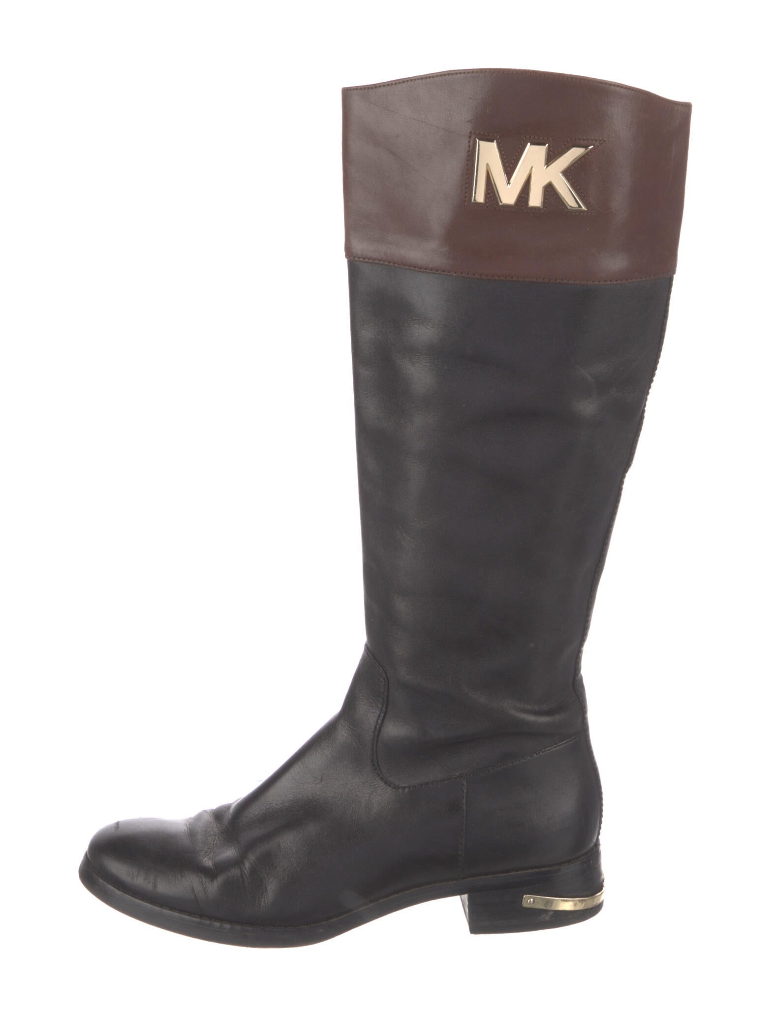 michael kors brown knee high boots