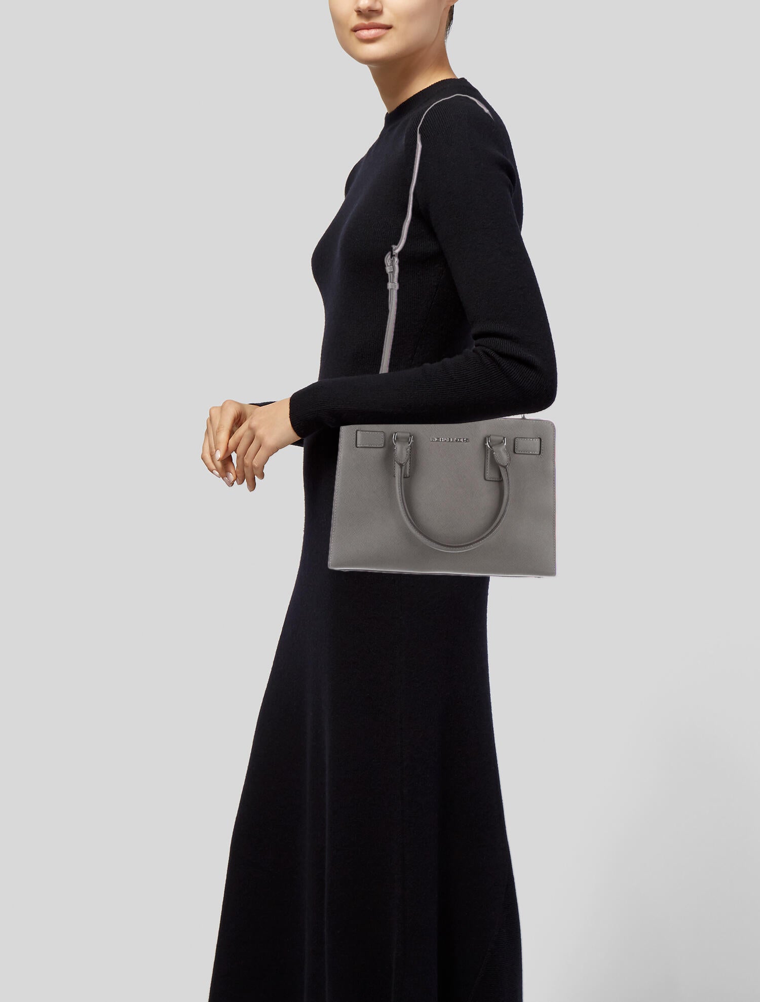 Top-Handle Bag In Nube Saffiano Leather