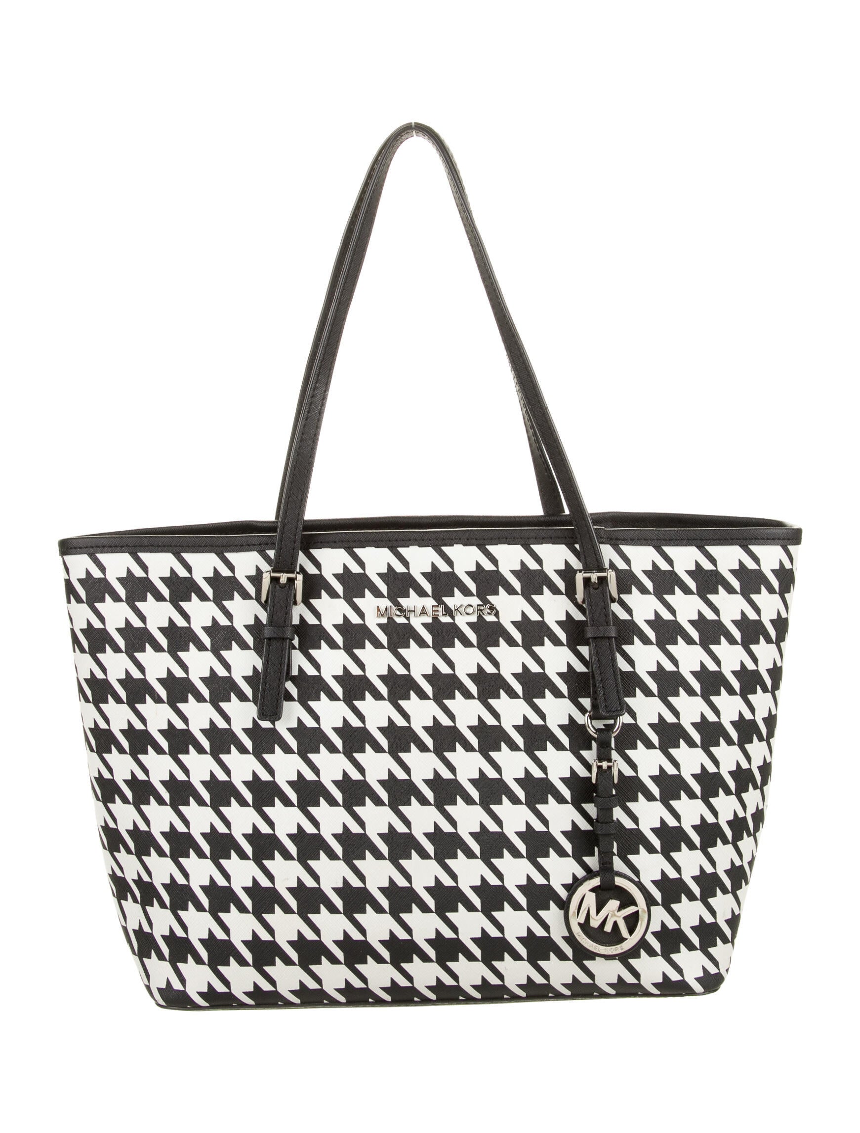 Michael Kors Saffiano Leather Tote Bag Black Totes, Handbags