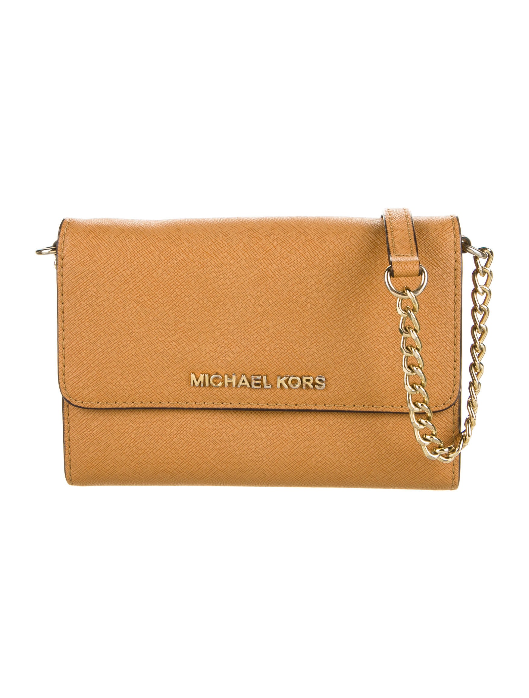 Michael Kors Leather Camera Bag Brown Crossbody Bags, Handbags