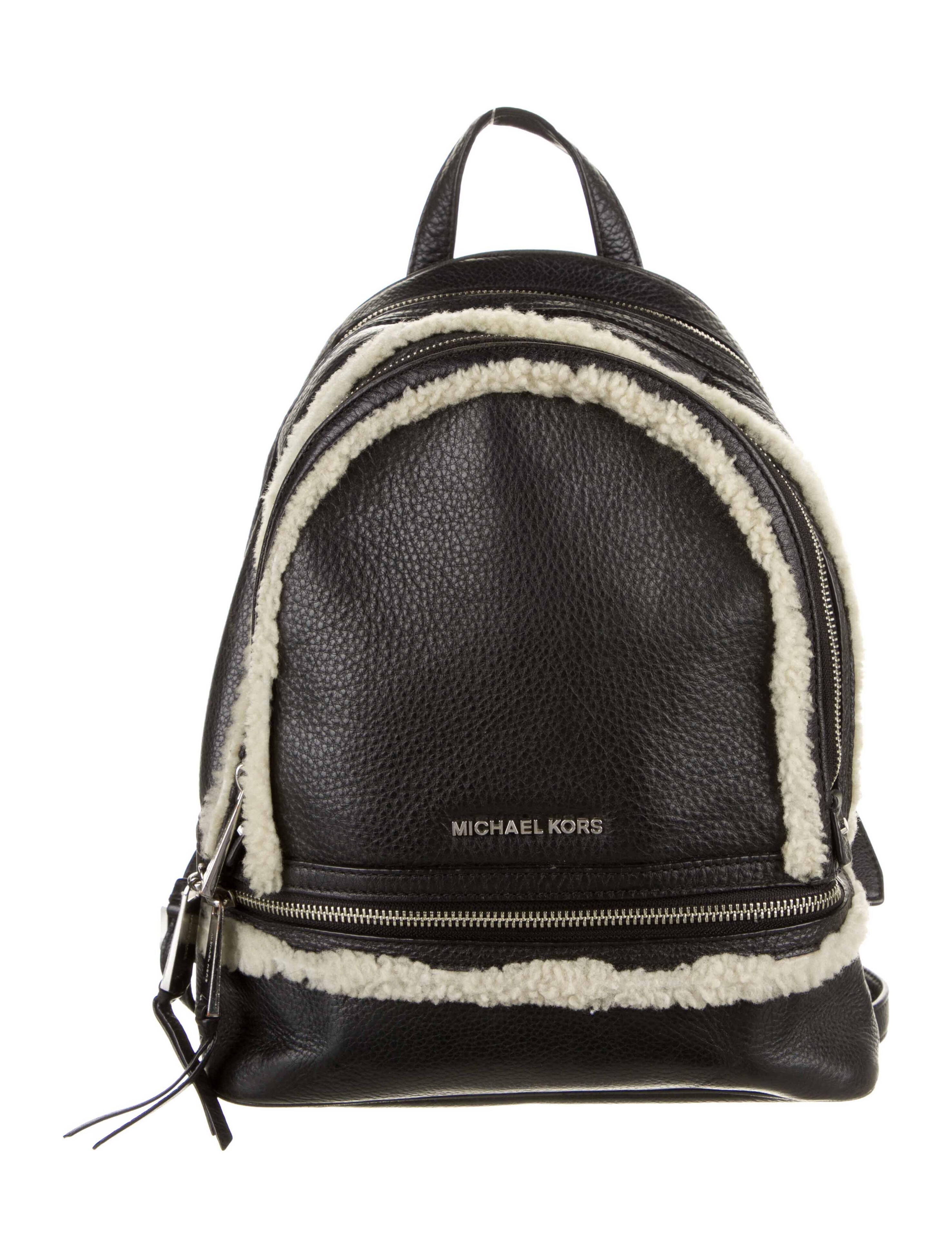 Michael Kors Leather Backpack Black Backpacks, Handbags MIC221293 The RealReal