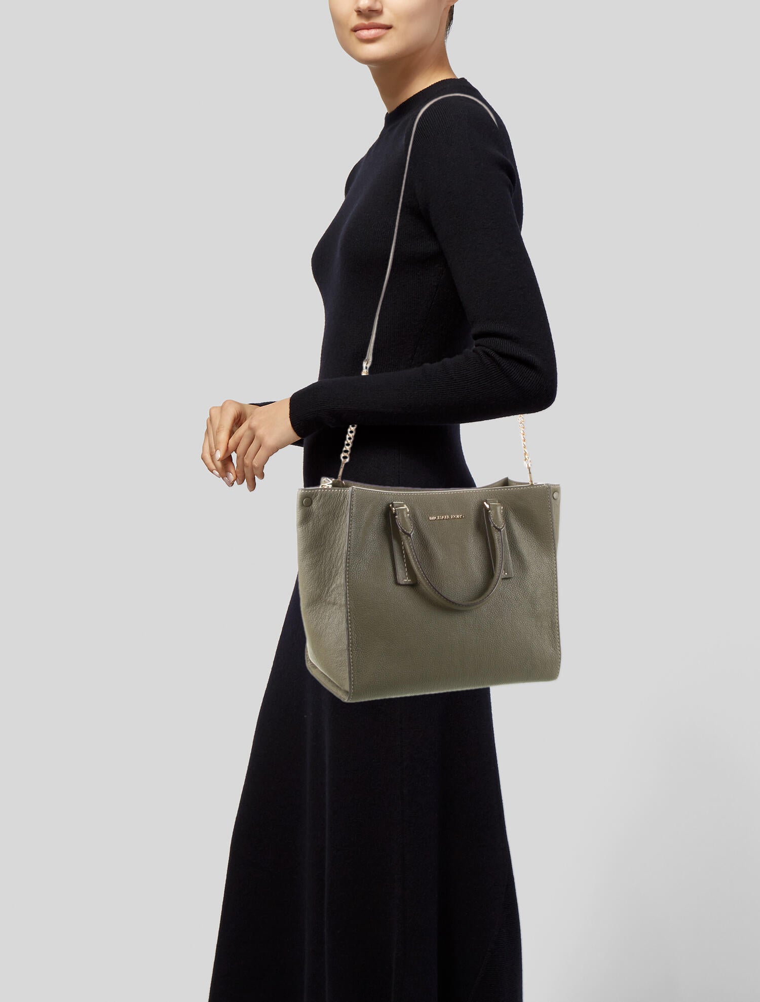 Michael Kors Leather Handle Bag