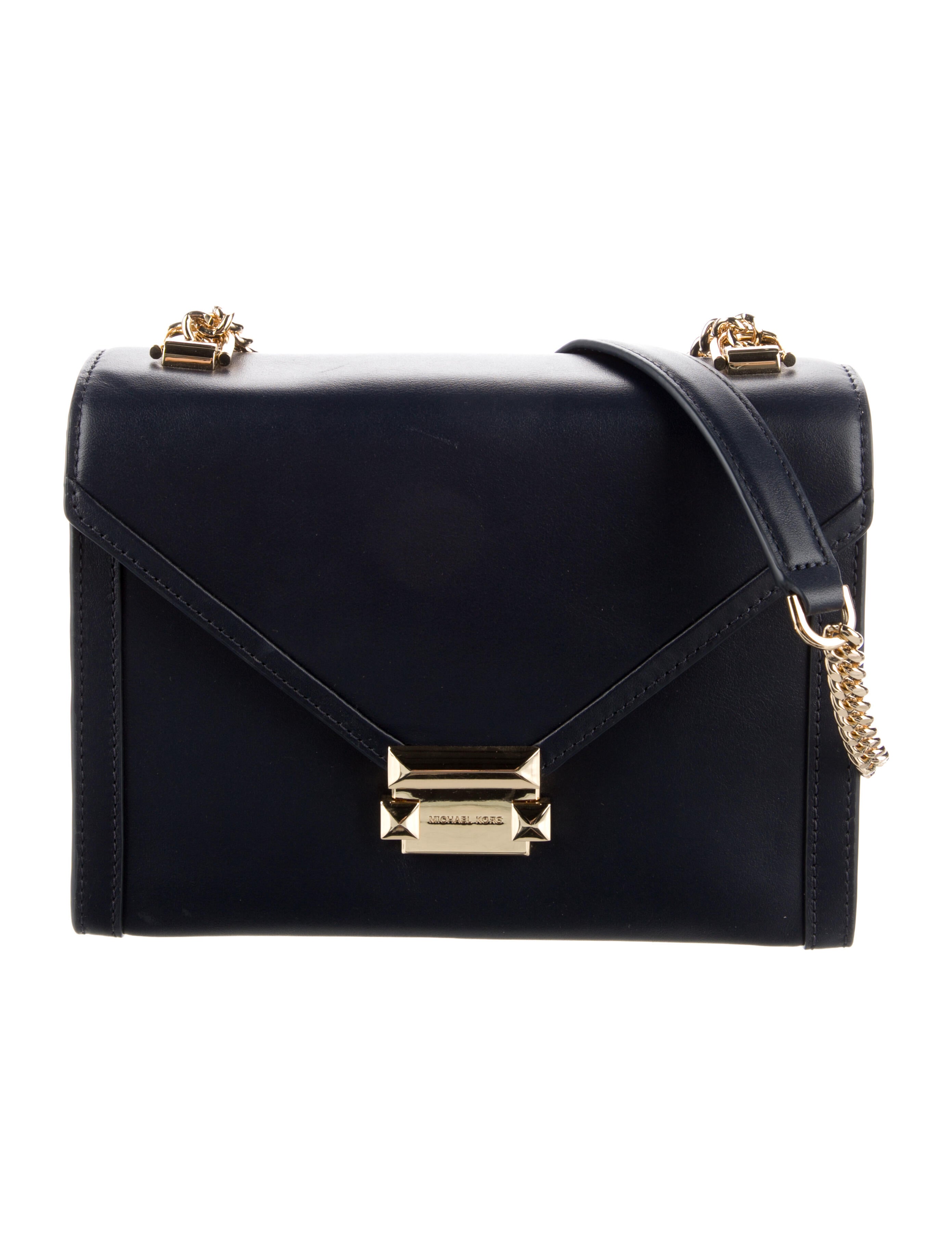 Michael Kors Leather Crossbody Bag Blue Crossbody Bags, Handbags MIC223691 The RealReal