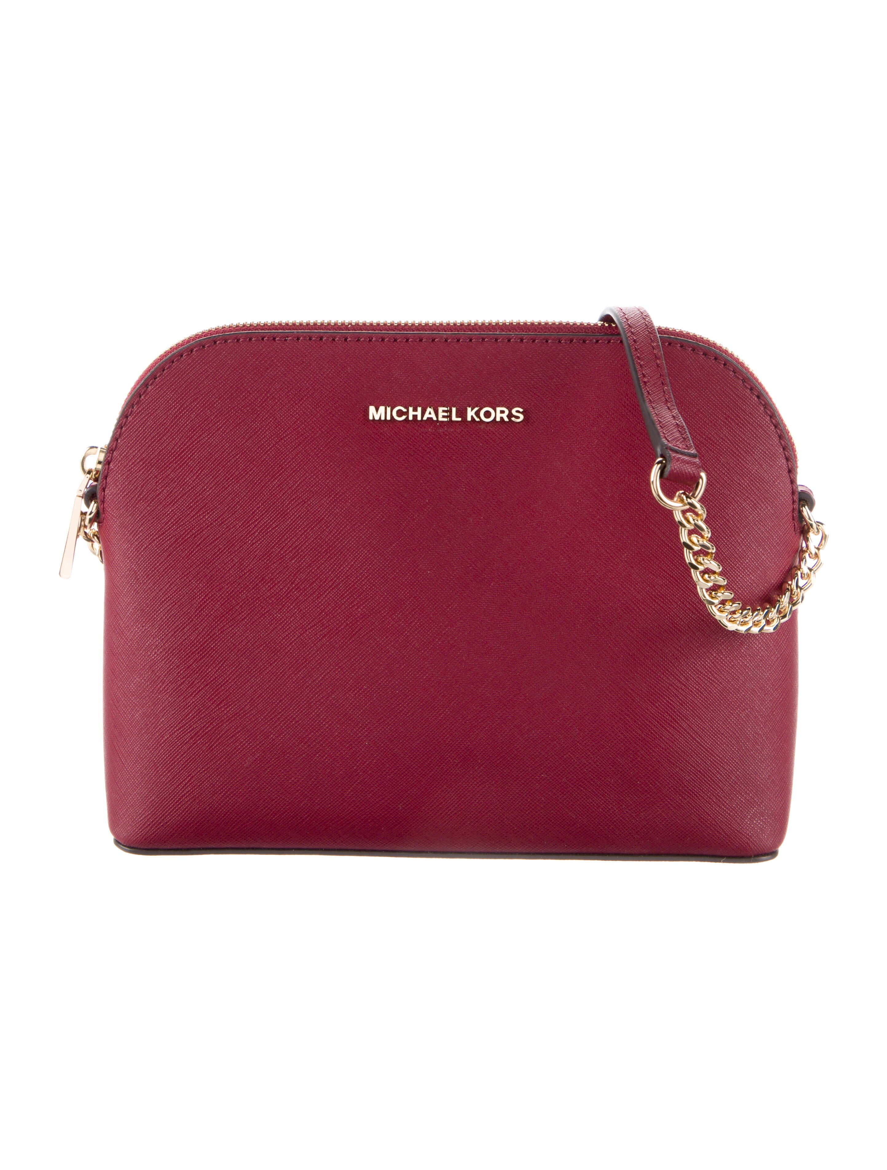 Michael Kors Saffiano Leather Crossbody Bag Black Crossbody Bags