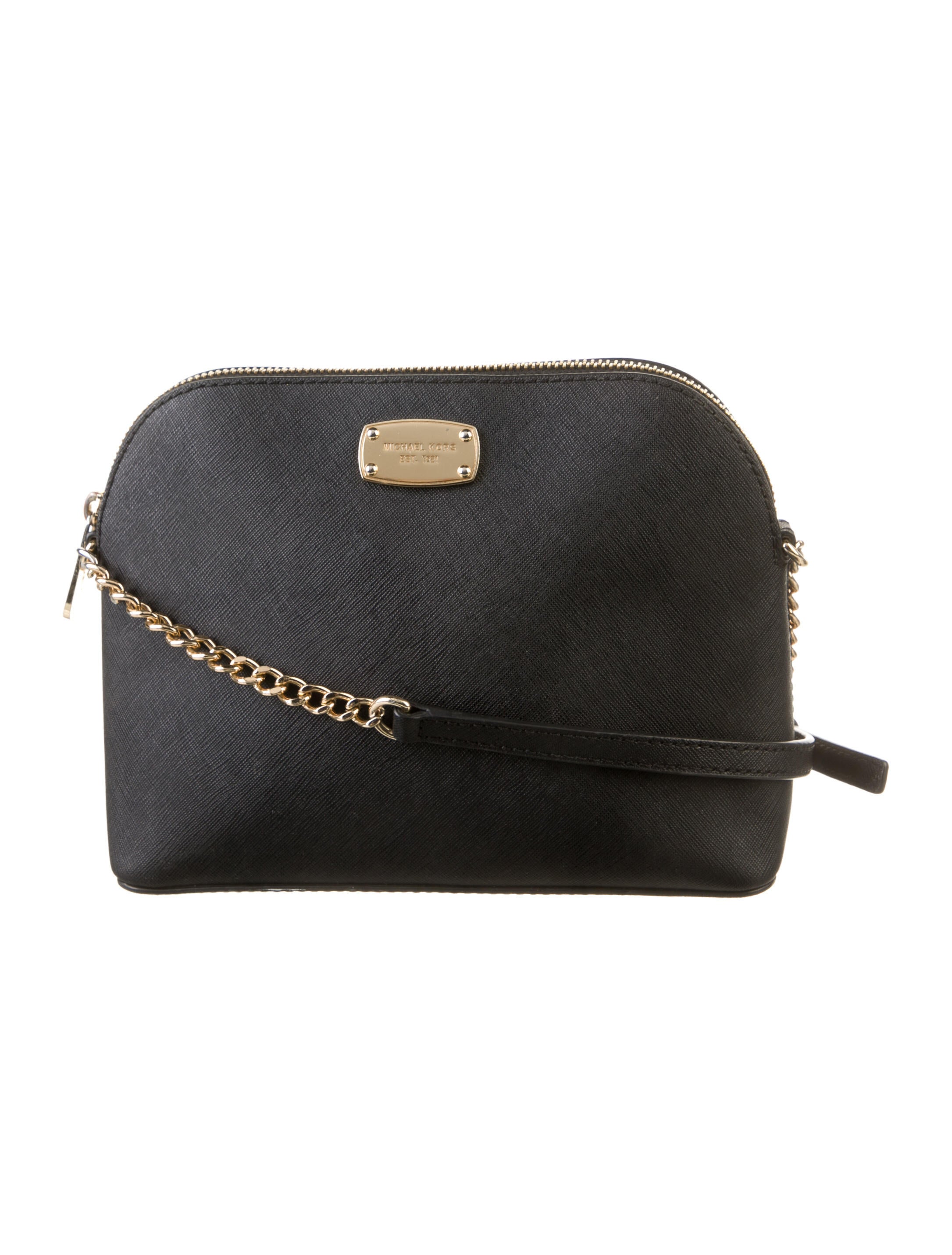 Michael Kors Quilted Leather Crossbody Bag Black Crossbody Bags