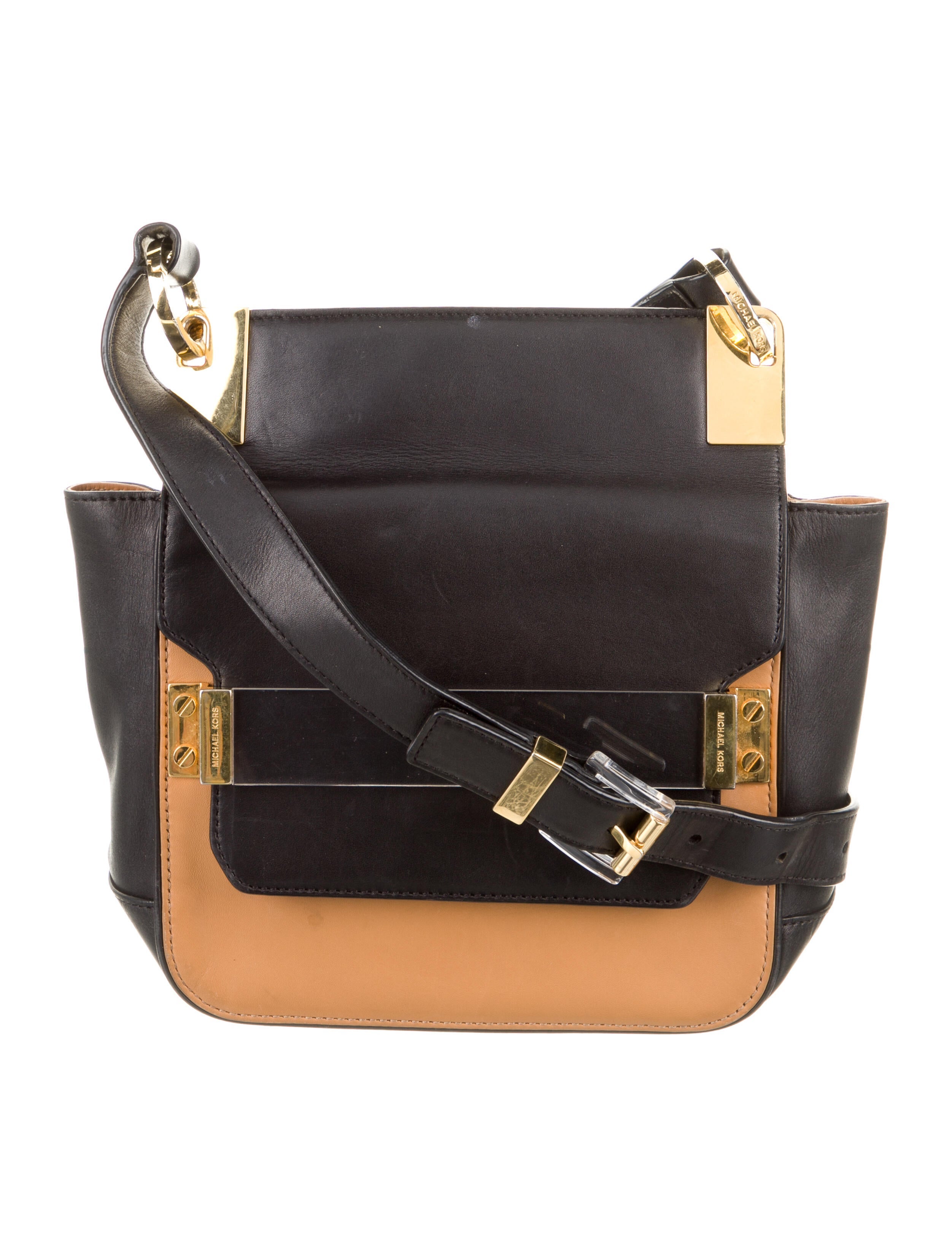 Michael Kors Quilted Leather Crossbody Bag Black Crossbody Bags