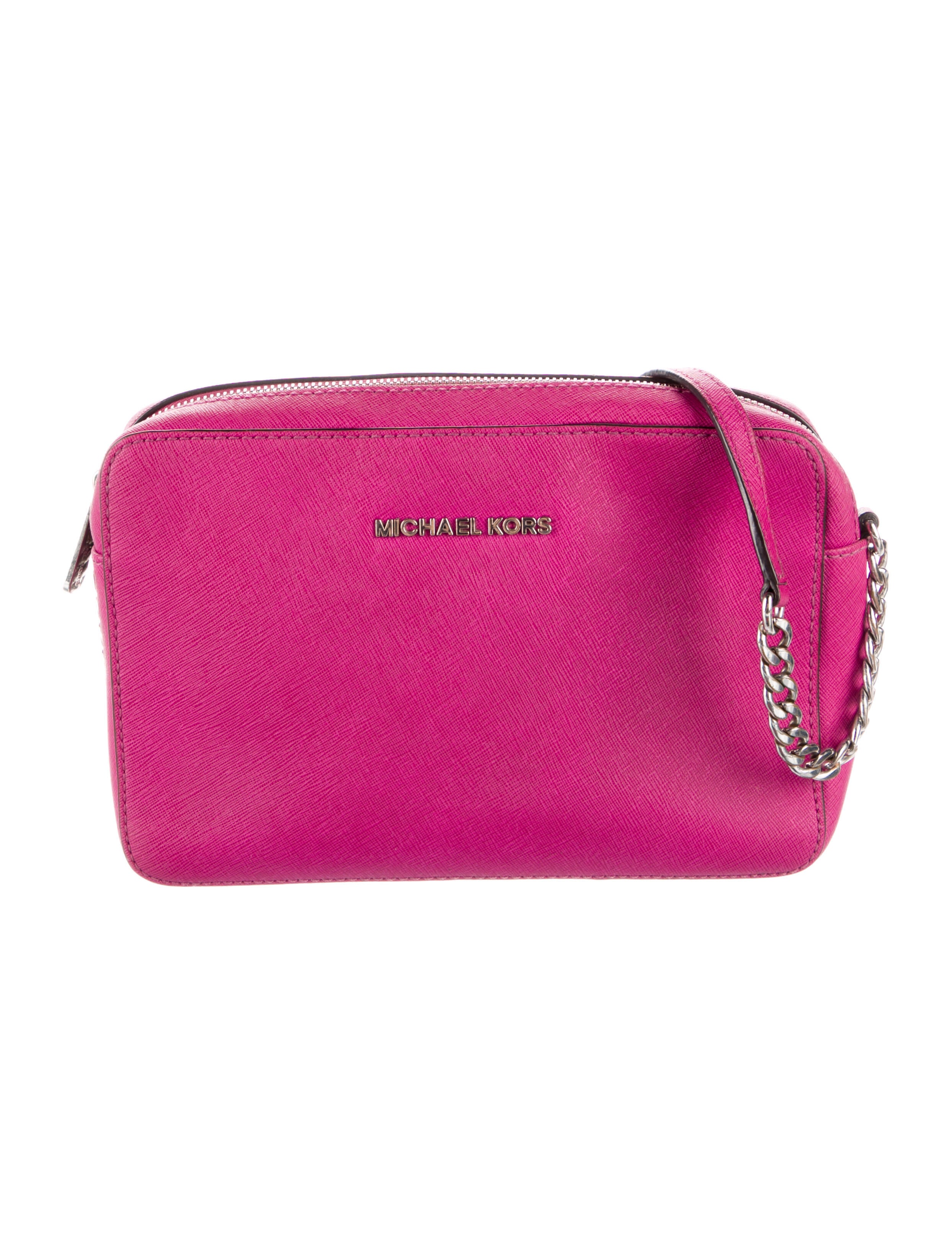 Michael Kors Leather Crossbody Bag Pink Crossbody Bags, Handbags