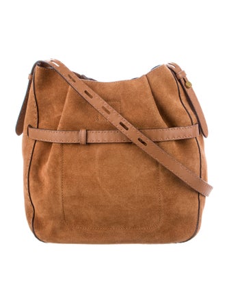 Michael Michael Kors Suede Shoulder Bag