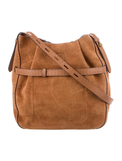 Michael Michael Kors Suede Shoulder Bag