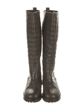 Michael Kors Leather Riding Boots