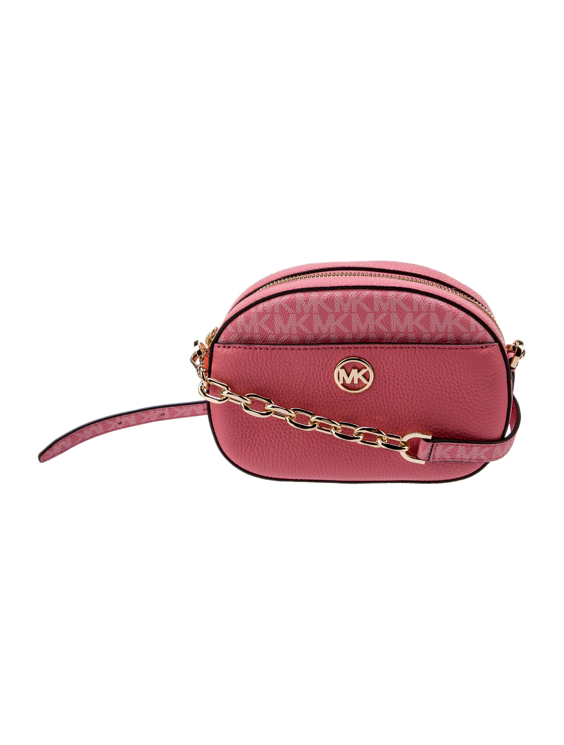 Michael Michael Kors Monogram Chain-Linked Crossbody Bag