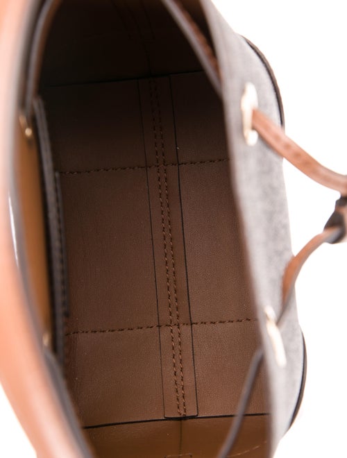 Michael Kors Coated Canvas Bucket Bag