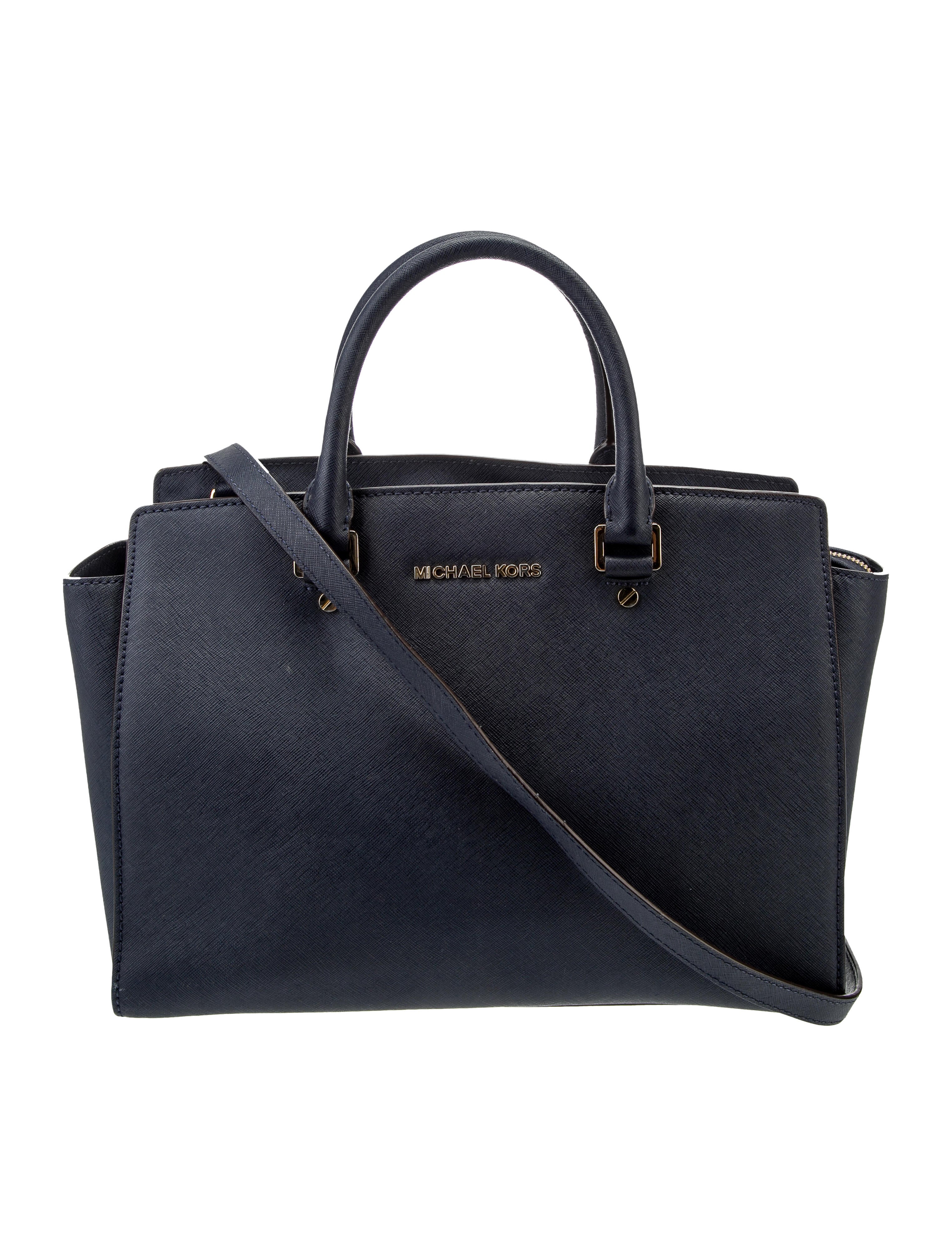 Michael Michael Kors Leather Handle Bag Green Handle Bags, Handbags