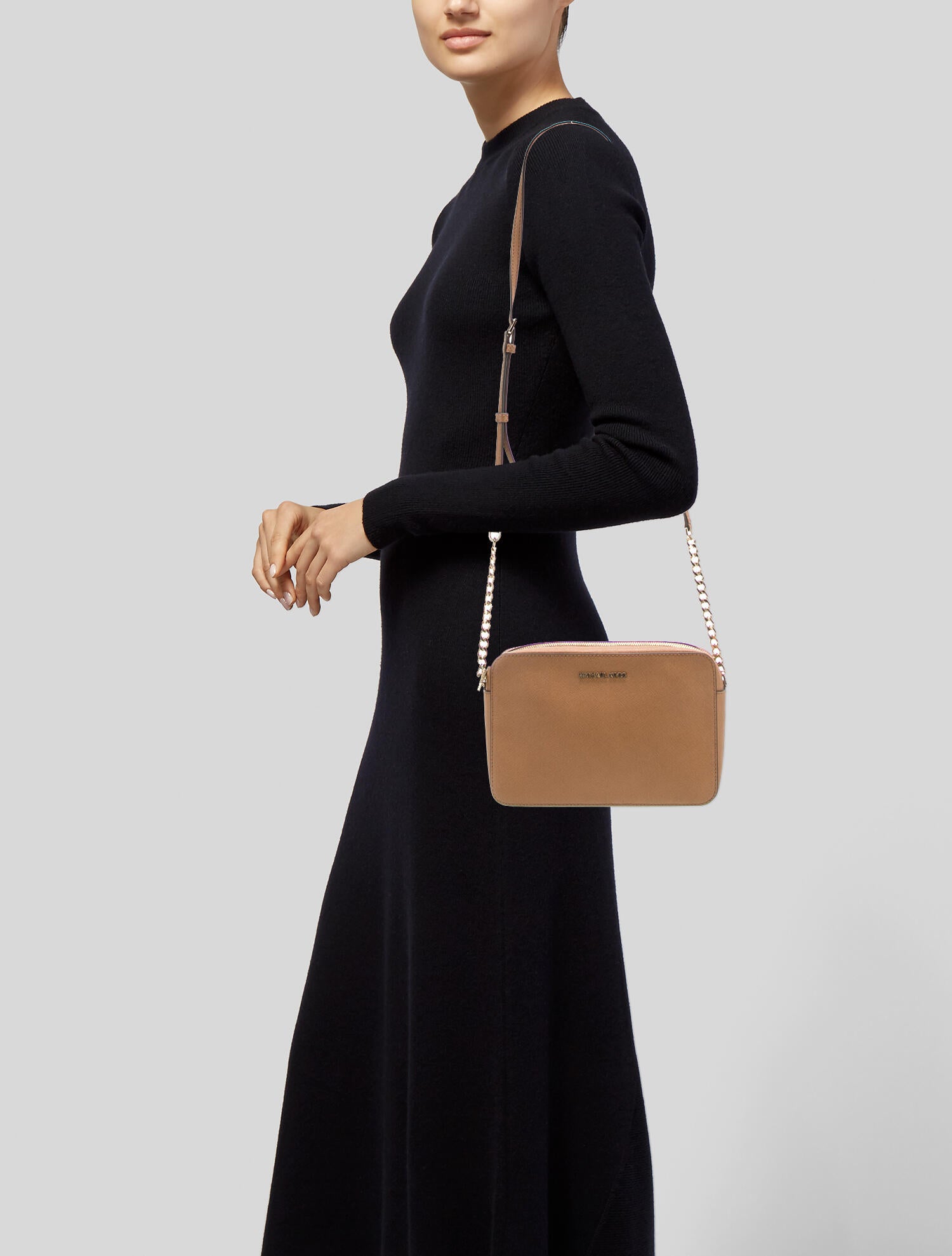 Michael Kors Leather Crossbody Bag