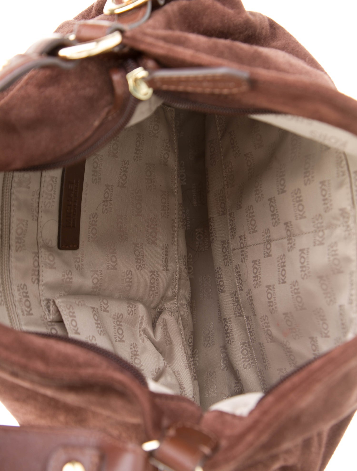 Michael Michael Kors Suede Hobo Bag