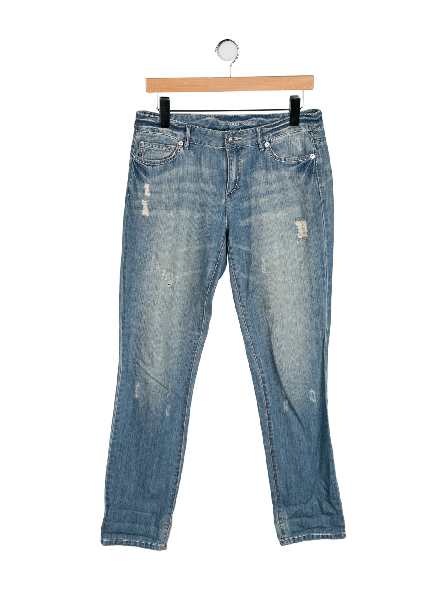 Michael kors best sale straight leg jeans