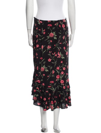 Michael Kors Silk Midi Length Skirt