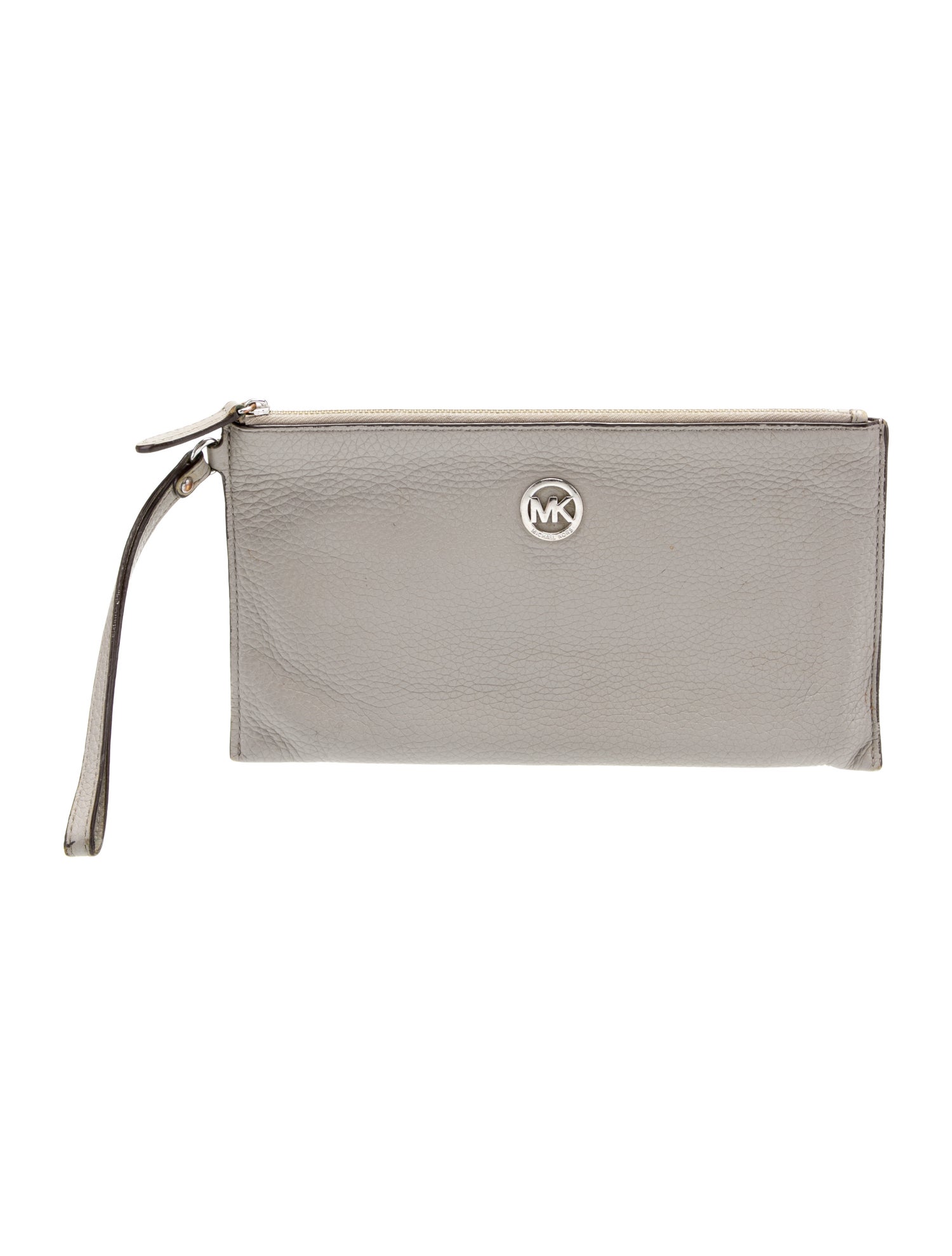 Michael Kors Women's Penelope Medium Leather Clutch - Cream main image 1