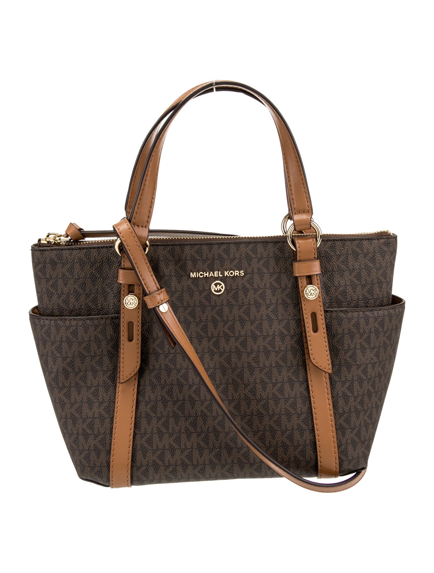 Michael Kors Coated Canvas Shoulder Bag