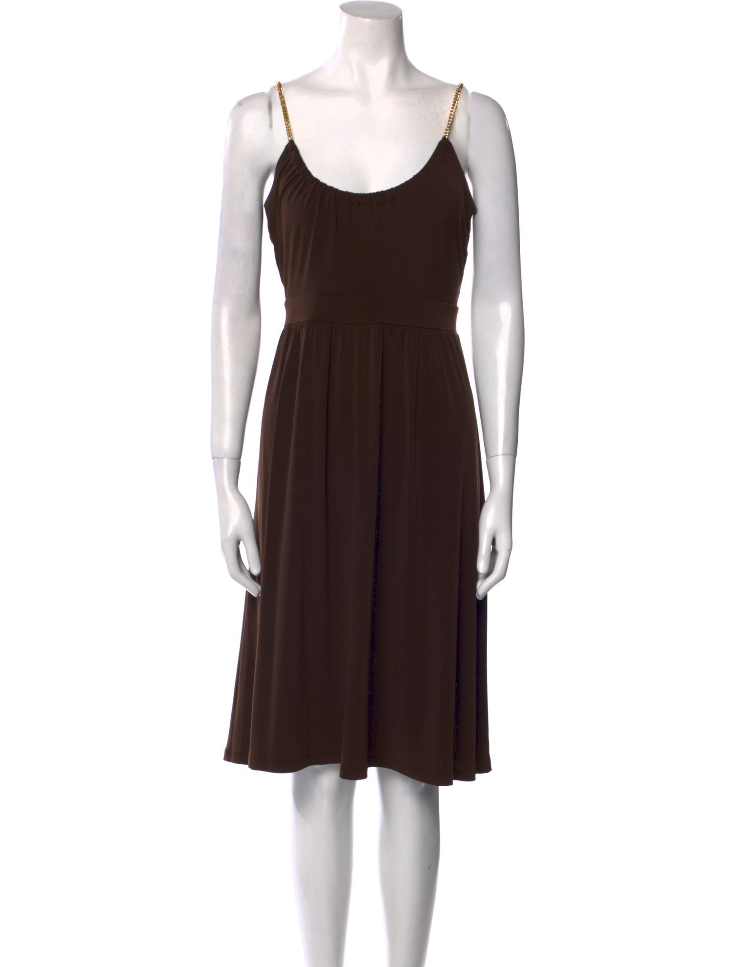 Michael Kors Scoop Neck Knee-Length Dress