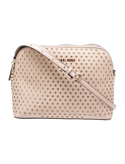 Michael Kors Saffiano Leather Chain Linked Shoulder Bag