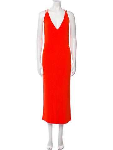 Michael Kors Dresses V-Neck Long Dress M