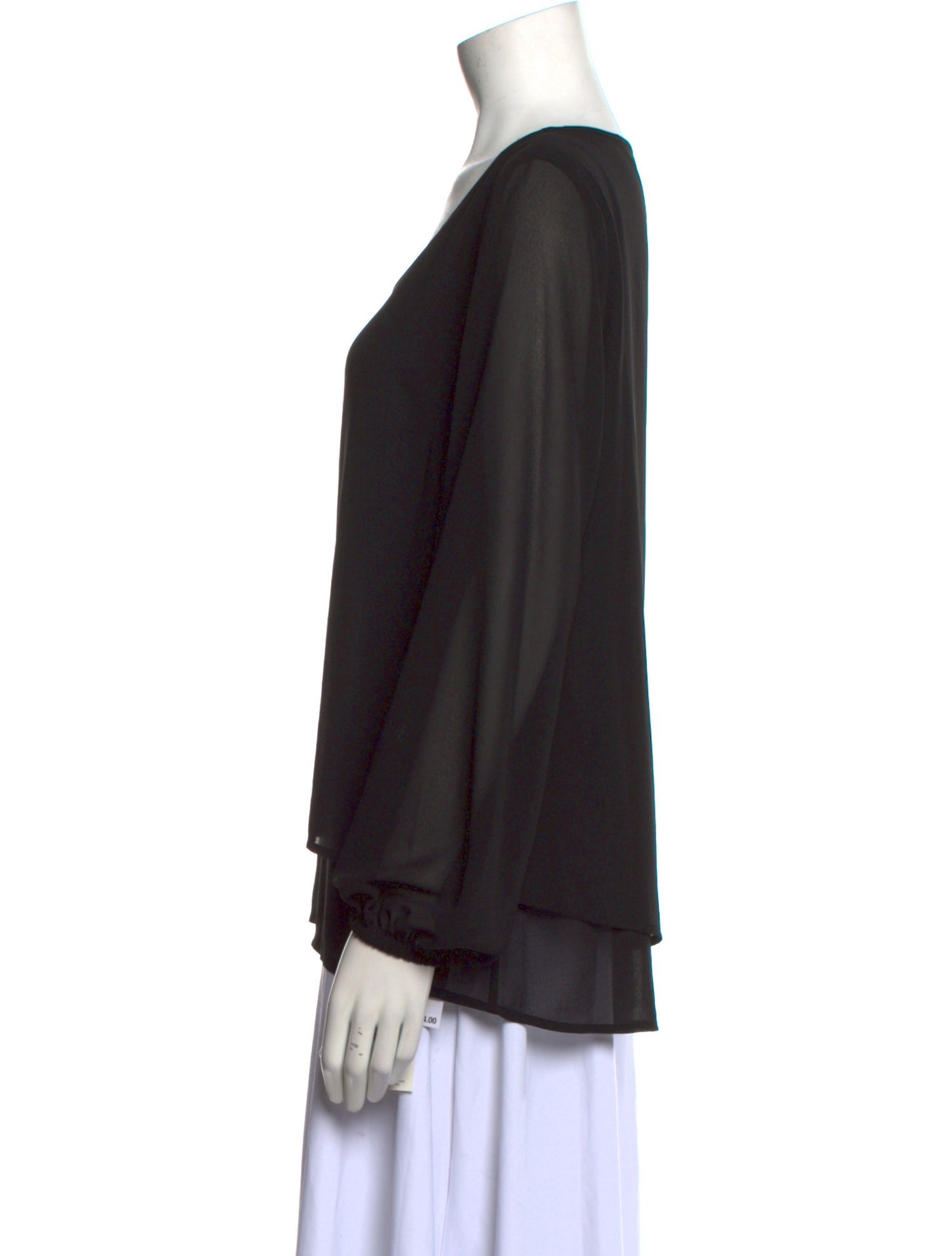 Michael Kors Scoop Neck Long Sleeve Sweatshirt