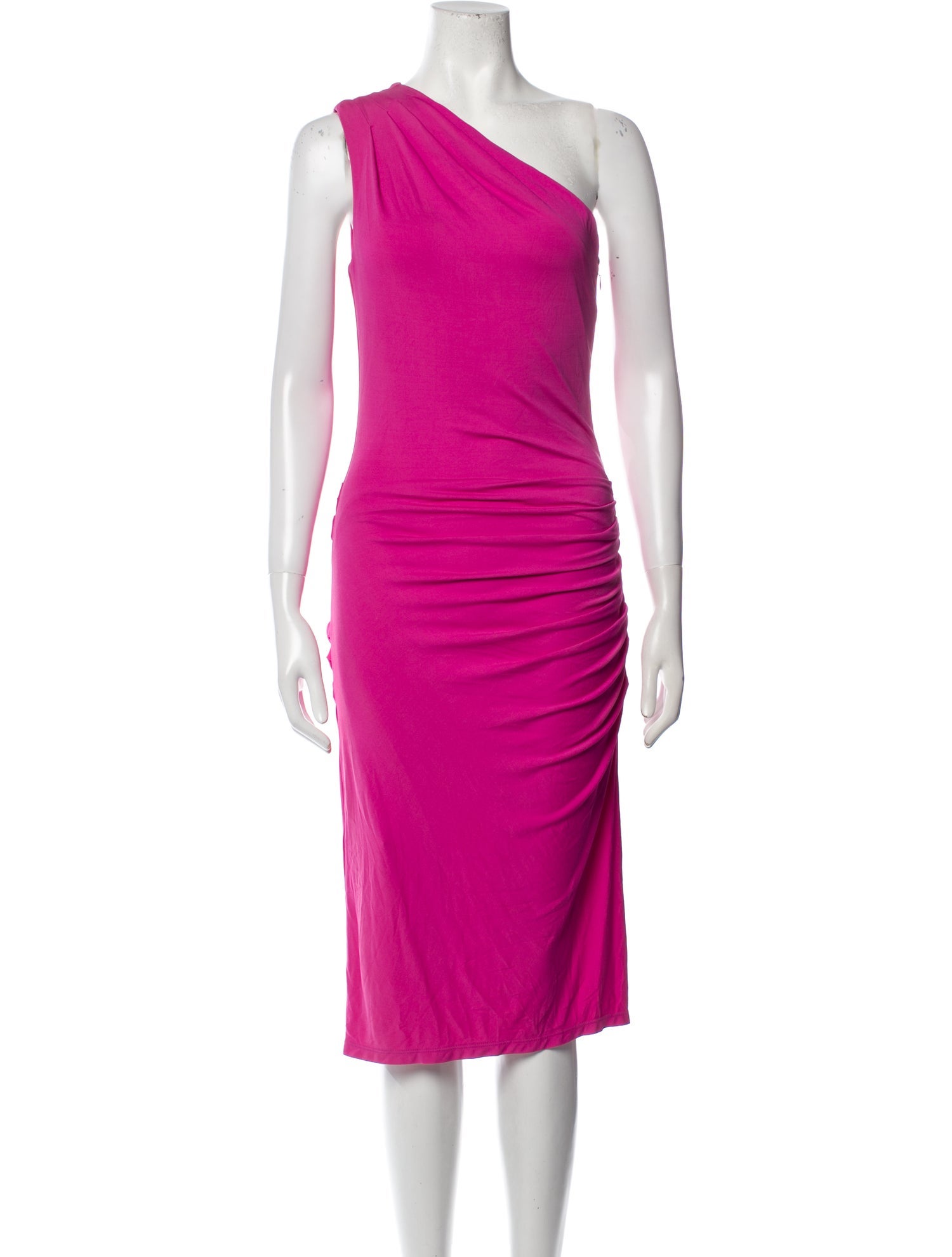 Michael Kors One-Shoulder Knee-Length Dress